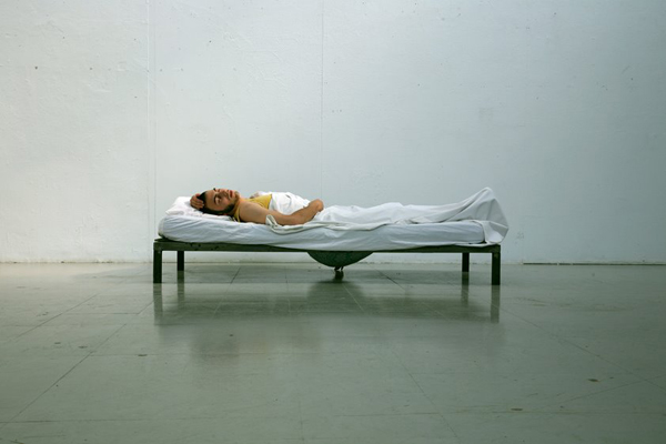 Two people sleeping